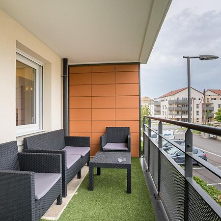 Spacieux - 4 Pers' - Balcon - 2 Lits - Parking Woippy Exterior photo